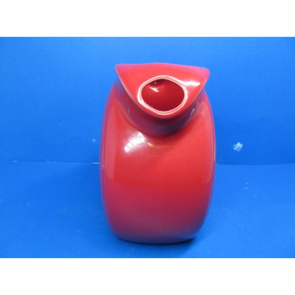 Fiestaware Red Disk Water Pitcher   7 1/4" - Picture 2 of 9